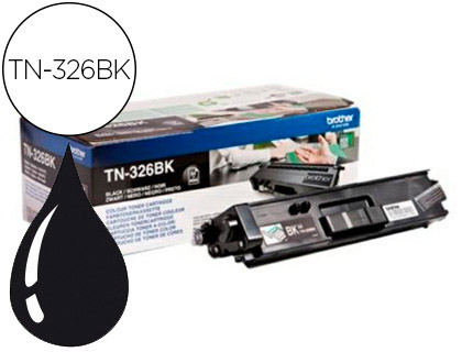 TONER BROTHER TN-326BK HLL8250CDN / HLL8350CDW ALTA CAPACIDADE PRETO 4000 PAG