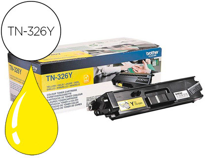 TONER BROTHER TN-326Y HLL8250CDN / HLL8350CDW ALTA CAPACIDADE AMARELO 3500 PAG