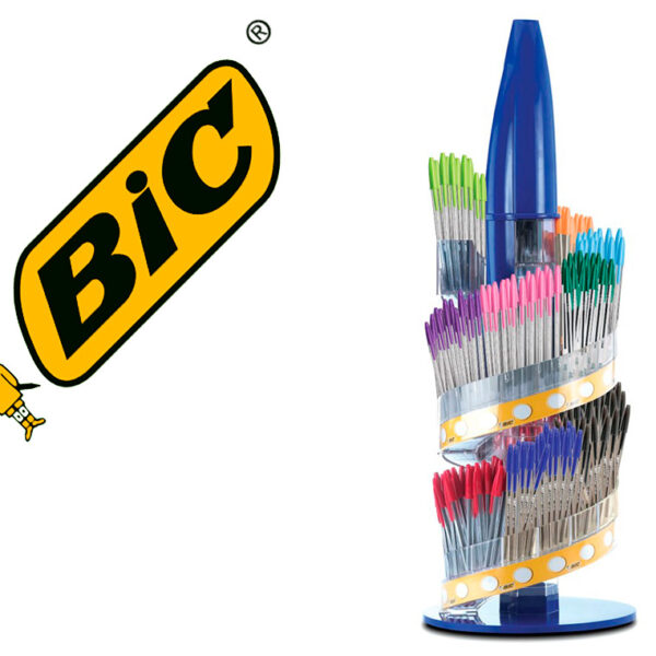 ESFEROGRÁFICA BIC CRISTAL FAMILE EXPOSITOR DE 770 UNIDADES SORTIDAS PROMO OFERTA 150 BIC CRISTAL AZUL