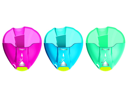 APARA LAPIS PLASTICO MAPED I-GLOO 1 USO COM DEPOSITO CORES SORTIDAS EM BLISTER  - QT.1