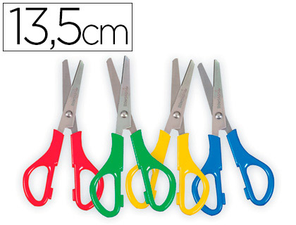 TESOURA ESCOLAR LIDERPAPEL PARA CANHOTOS 13,5 CM UNIDADE