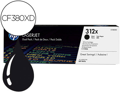 TONER HP 312X LASERJET PRO 400 MFP M476 PRETO 4.400 PAG
