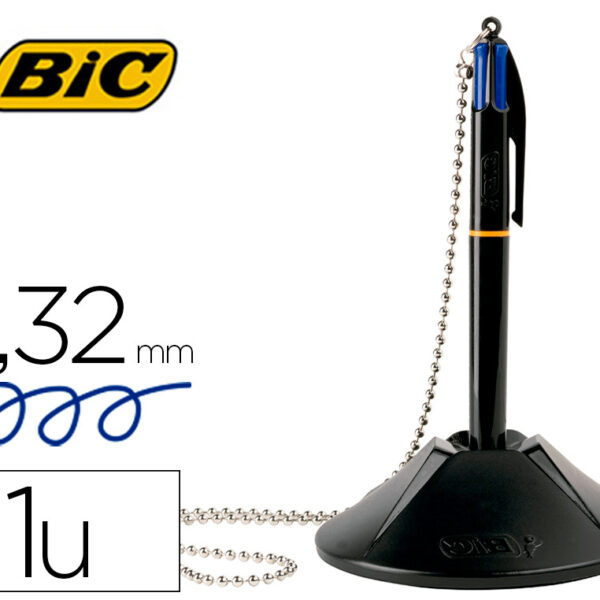 ESFEROGRAFICA BIC QUATRO CORES COM BASE