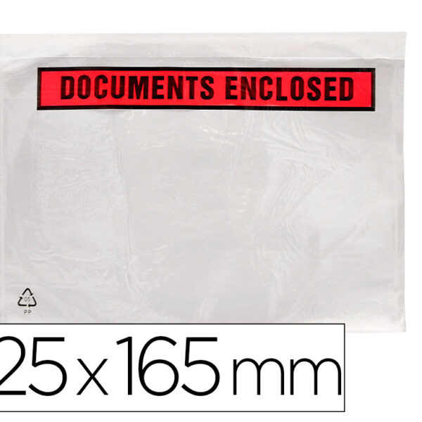 ENVELOPE AUTOADESIVO Q-CONNECT PORTA DOCUMENTOS MULTILINGUE 225X165 MM SEM JANELA PACK DE 100 UNIDADES