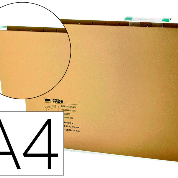 CAPAS DE SUSPENSAO HAMELIN DIN A4 VISOR SUPERIOR KRAFT ECO