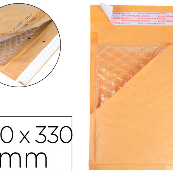 ENVELOPE BORBULHAS Q-CONNECT CREME G/4 240X330 MM CAIXA DE 50 UNIDADES