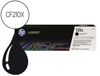 TONER HP 131X LASERJET PRO 200/ M251 CF210X PRETO 2400 PAG