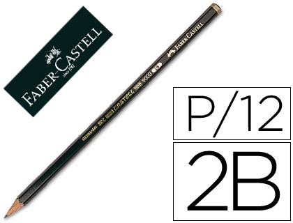 LAPIS DE GRAFITE FABER 9000 2B UNIDADE