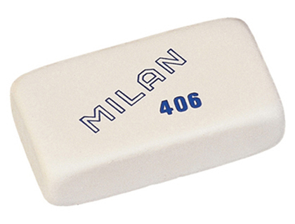 BORRACHA MILAN BRANCA 406