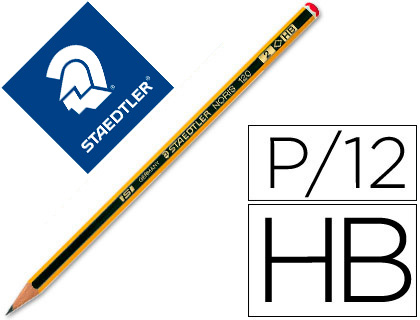 LAPIS DE GRAFITE STAEDTLER NORIS N.2 HB