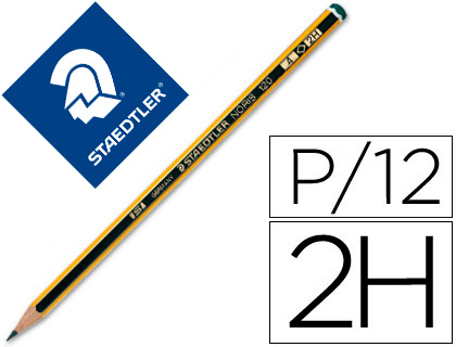 LAPIS DE GRAFITE STAEDTLER NORIS N.4 2H