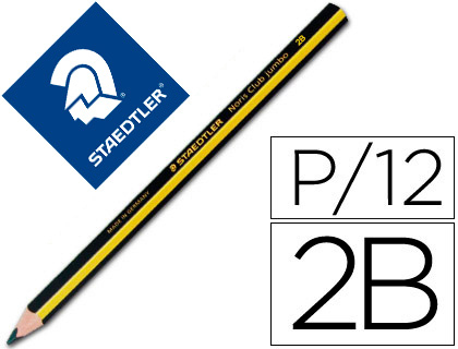 LAPIS DE GRAFITE STAEDTLER TRIPLUS JUMBO HB