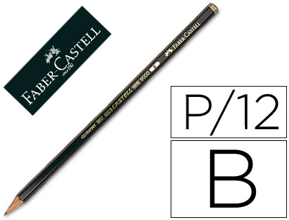 LAPIS DE GRAFITE FABER 9000 B UNIDADE