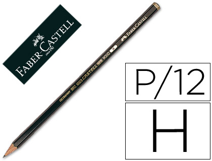 LAPIS DE GRAFITE FABER 9000 H UNIDADE
