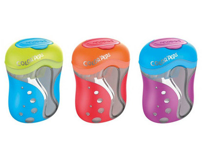 APARA LAPIS MAPED COLOR PEPS 2 USOS CON DEPOSITO CORES SORTIDAS