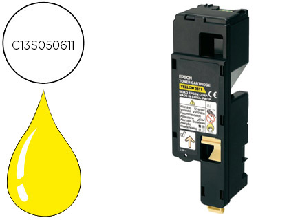 TONER EPSON C13S050613 AL-C1700/C1750/CX17 AMARELO 1400 PAG