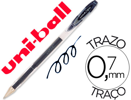 ESFEROGRAFICA UNI-BALL ROLLER UM-120 SIGNO 0,7 MM TINTA GEL COR PRETO