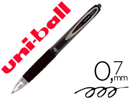 ESFEROGRAFICA UNI-BALL ROLLER UMN-207 RETRATIL 0,7 MM COR PRETO