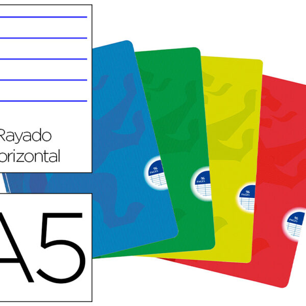 CADERNO AGRAFADO OXFORD OPENFLEX DIN A5 48 F PAUTADO CORES SORTIDAS