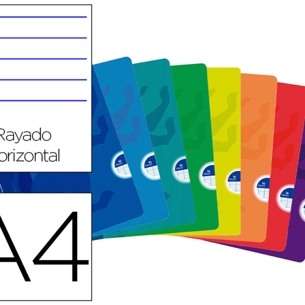 CADERNO AGRAFADO OXFORD OPENFLEX DIN A4 48 F PAUTADO CORES SORTIDAS