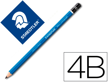 LAPIS DE GRAFITE STAEDTLER MARS LUMOGRAPH 100 4B UNIDADE