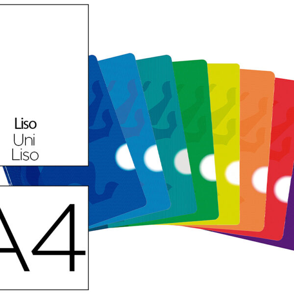 CADERNO AGRAFADO OXFORD OPENFLEX DIN A4 48 F LISO CORES SORTIDAS
