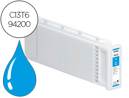 TINTEIRO EPSON SURECOR T3000 / T3200 / T5000 / T5200 / T7000 / T7200 CIAN 3.000 PAG