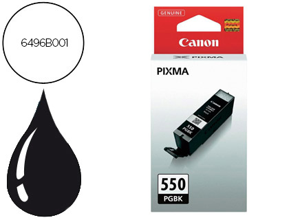TINTEIRO CANON PGI-550 PIXMA MG 5450 / IP7250 / MG6350 PRETO -300 PAG