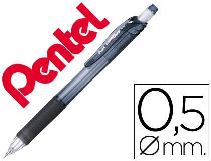 LAPISEIRA PENTEL ENERGIZE X 0.5 MM -PRETA