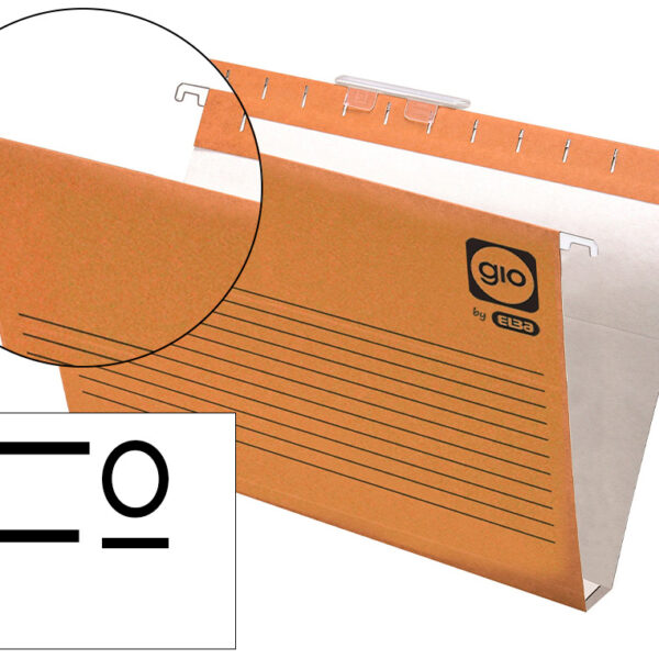 CAPAS DE SUSPENSAO GIO FOLIO VISOR SUPERIOR CORTO CRISTAL KRAFT BICOLOR ECO LOMBADA 30 MM