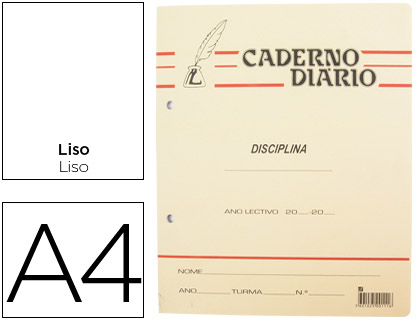 CADERNO DIARIO PENA LISO AGRAF B5 40 FOLHAS