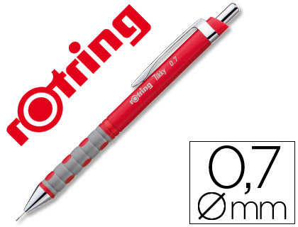 LAPISEIRA ROTRING TIKKY 0,7 MM VERMELHA