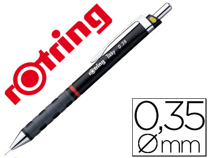 LAPISEIRA ROTRING TIKKY 0,35 MM PRETA