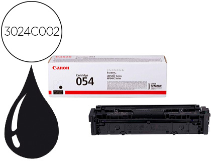 TONER CANON 054 LBP622 / MF641 / I-SENSYS LBP621 / 623 / 641 / 643 / 645 / 622 PRETO 1500 PAGINAS