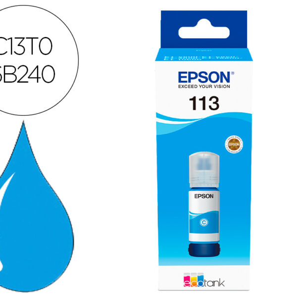 TINTEIRO EPSON ECOTANK 113 SERIES CIAN