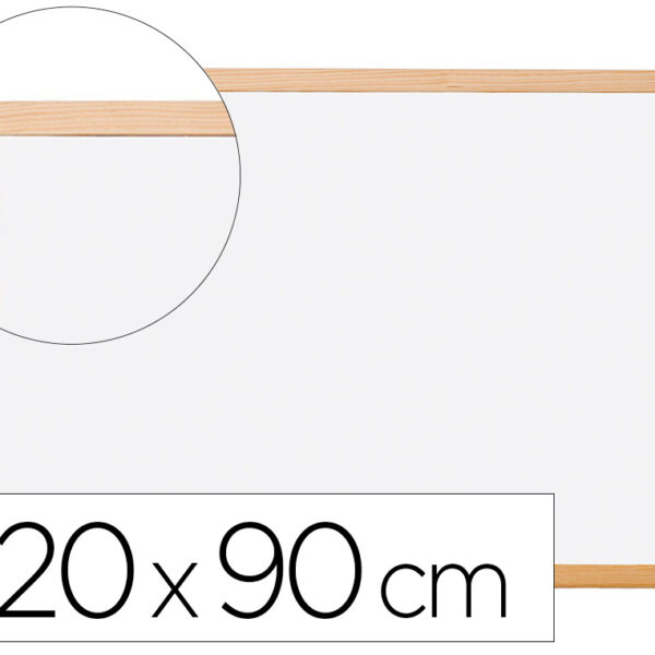 QUADRO EM MELAMINA Q-CONNECT C/ CAIXILHO EM MADEIRA 120 X 90 CM