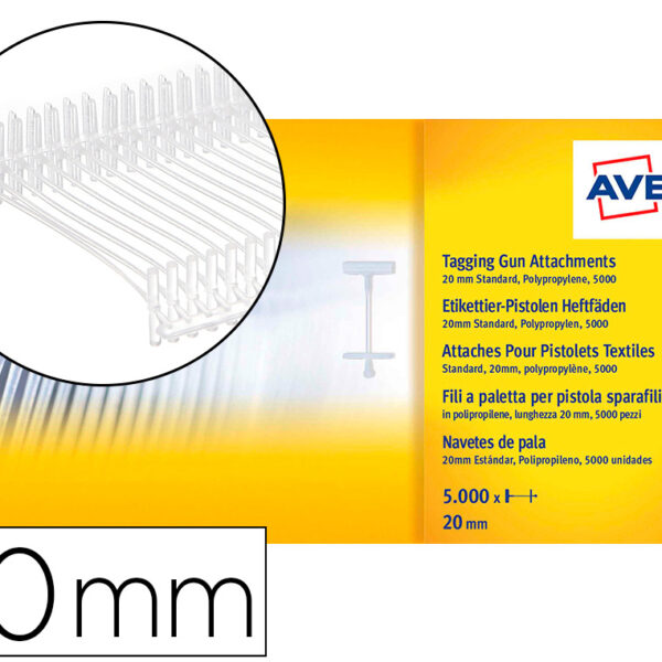 RECARGA NAVETES AVERY PARA PISTOLA DE ETIQUETAS -21 MM