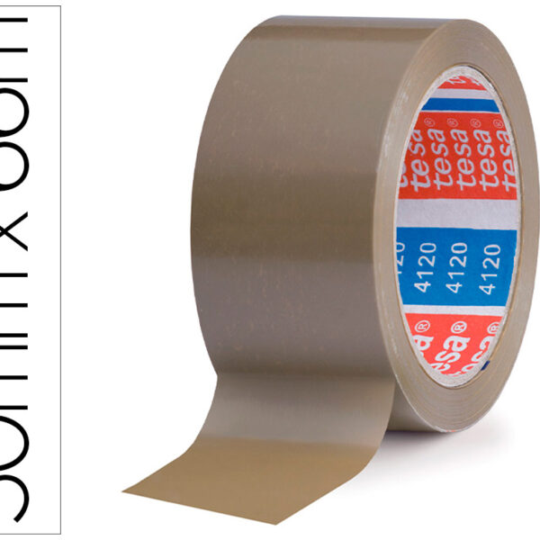 FITA ADESIVA TESA PVC COR CASTANHO 66MTX50MM