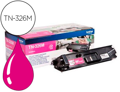 TONER BROTHER TN-326M HLL8250CDN / HLL8350CDW ALTA CAPACIDADE MAGENTA 3500 PAG
