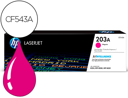 TONER HP 203A LASERJET PRO M254 / MFP M280 / MFP M281 MAGENTA 1300 PAG