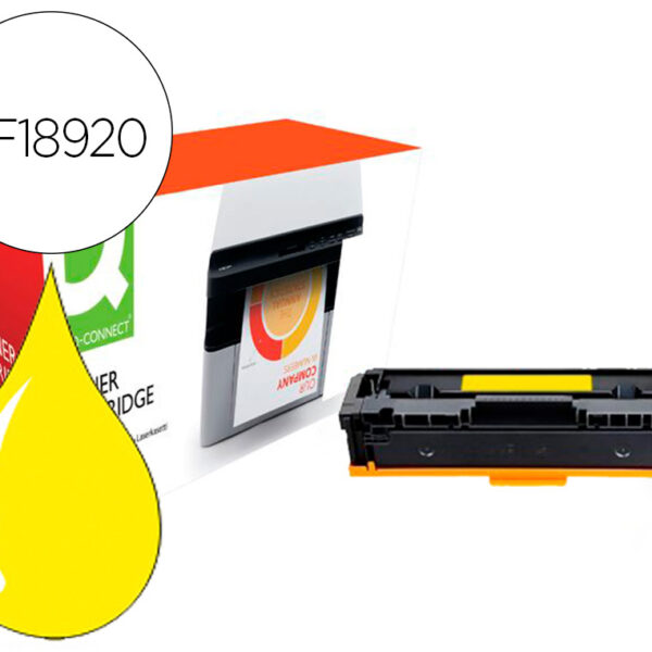 TONER COMPATIVEL Q-CONNECT CANON LBP611Y I-SENSYS LBP610 AMARELO ALTO RENDIMENTO 2200 PAGINAS