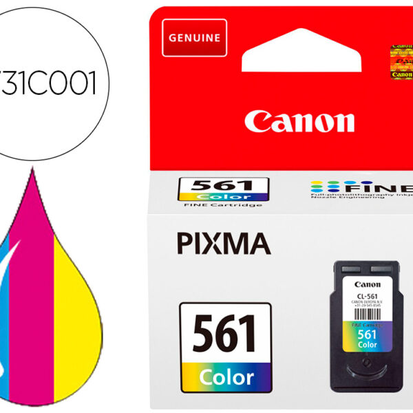 TINTEIRO CANON 561 PIXMA TS5350 / TS5351 / TS5352 / TS5353 180 PACK AMARELO CIAN MAGENTA 180 PAGINAS