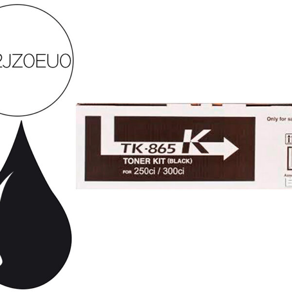 TONER KYOCERA -MITA TASKALFA 250CI / 300CI TK865K MFP TONER PRETO