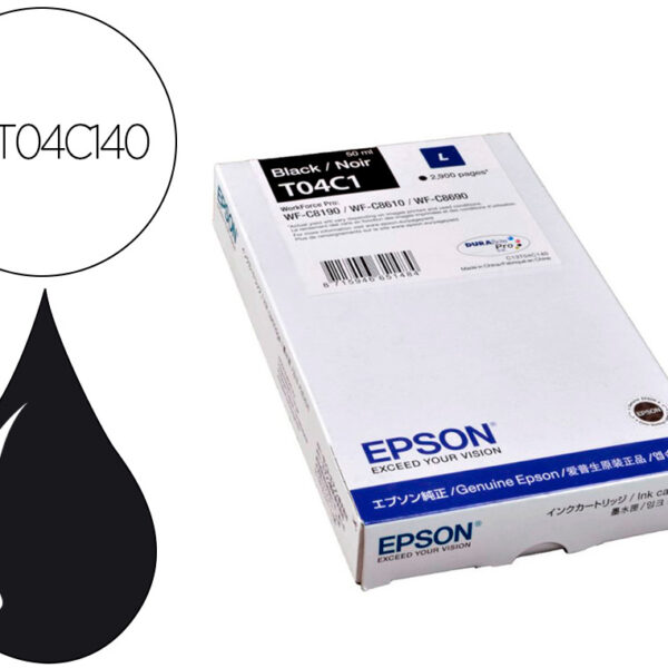 TINTEIRO EPSON T04C1 PRETO 2900 PAGINAS