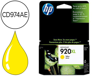 TINTEIRO HP 920 XL AMARELO 700PAG OFFICEJET/920/6500