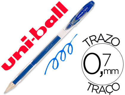 ESFEROGRAFICA UNI-BALL ROLLER UM-120 SIGNO 0,7 MM TINTA GEL COR AZUL
