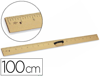 REGUA FAIBO DE PLASTICO IMITACAO EM MADEIRA 1MT